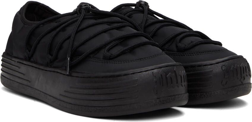 Palm Angels Black Snow Puffed Sneakers - Picture 2