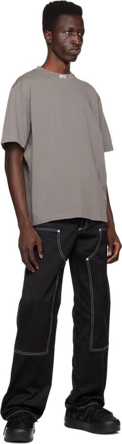 Palm Angels Black Snow Puffed Sneakers - Picture 4