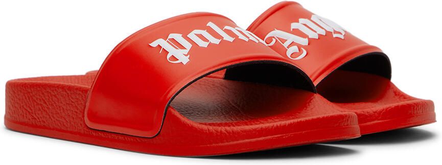Palm Angels Kids Red Pool Big Kids Slides