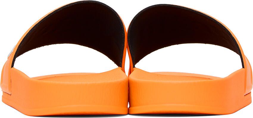 Palm Angels Orange Printed Slides - Picture 2