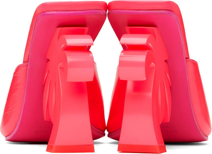 Palm Angels Pink Mule Palm Heels