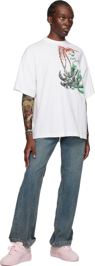 Palm Angels Pink University Sneakers - Picture 4