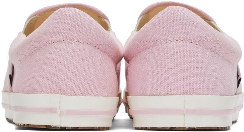 Palm Angels Pink Vulcanized Slip-On Sneakers - Picture 5