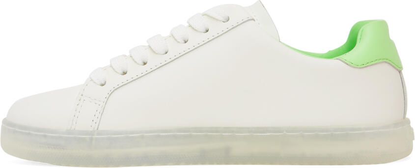 Palm Angels White & Green Palm One Sneakers - Picture 3