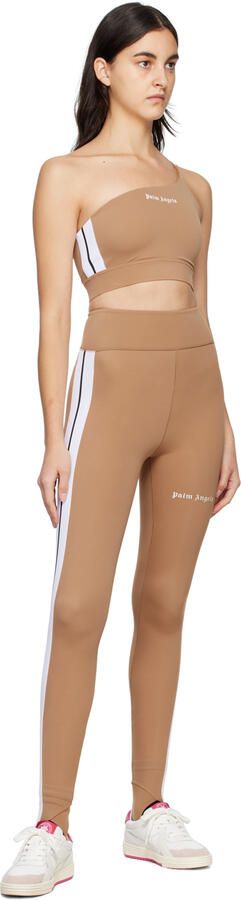 Palm Angels White & Pink University Sneakers - Picture 4