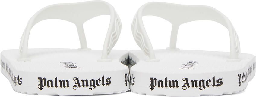 Palm Angels White Logo Sandals