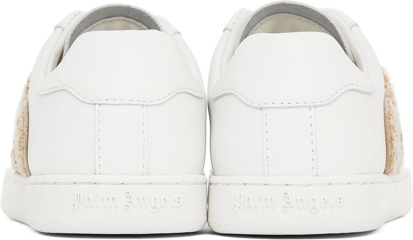 Palm Angels White New Teddy Bear Sneakers