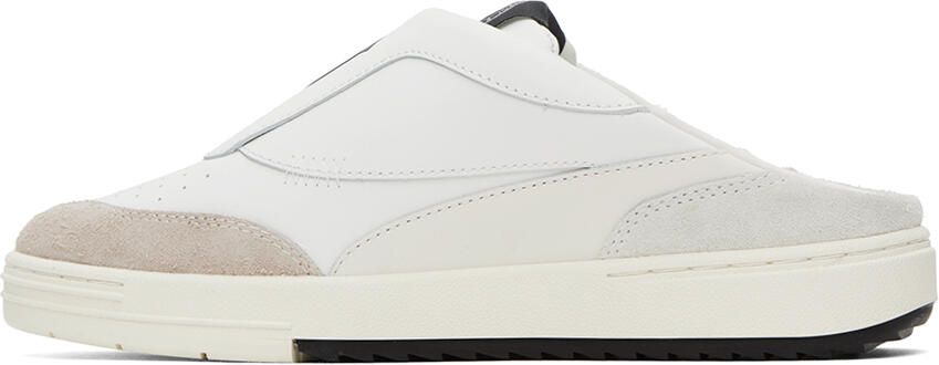 Palm Angels White University Mule Sneakers - Picture 3