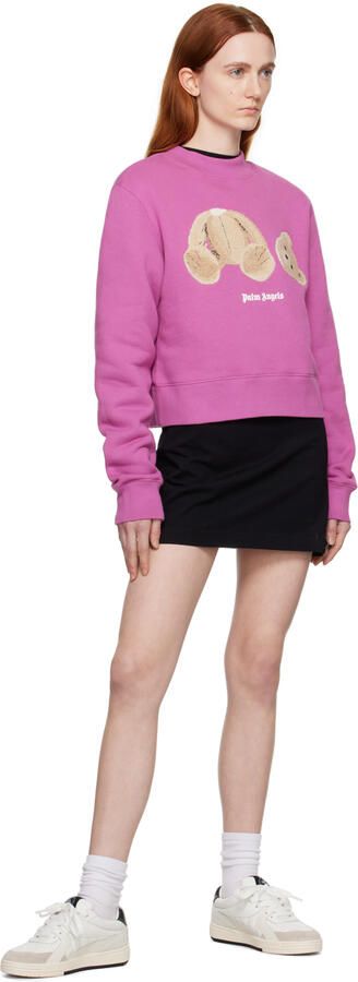 Palm Angels White University Sneakers - Picture 4