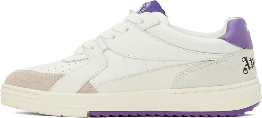 Palm Angels White University Sneakers - Picture 2