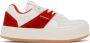 Palm Angels White & Red Snow Low-Top Sneakers - Thumbnail 1