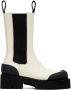 Palm Angels White Grained Chelsea Mid-Calf Boots - Thumbnail 1