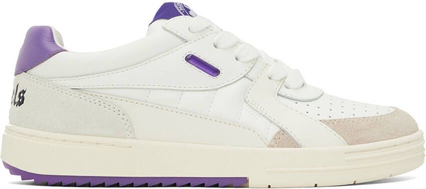 Palm Angels White University Sneakers