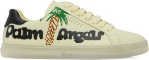 Palm Angels Yellow Palm One Sketchy Logo Sneakers