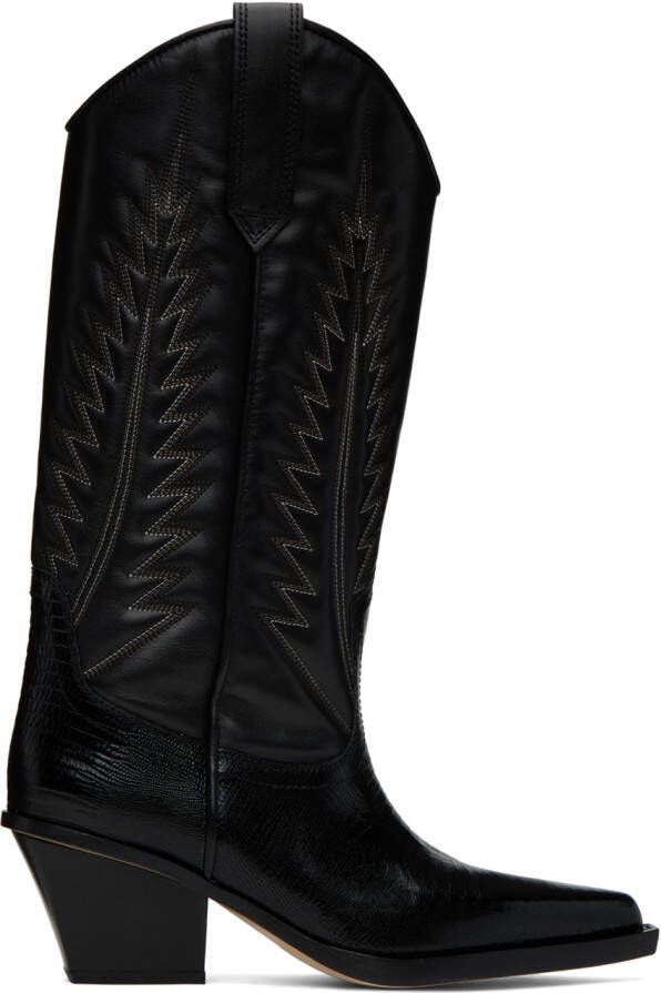 Paris Texas Black Rosario Boots
