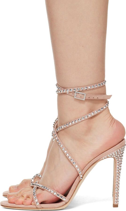 Paris Texas Beige Holly Zoe Heeled Sandals - Picture 2