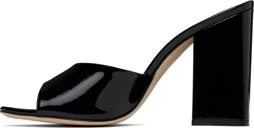 Paris Texas Black Anja Mules - Picture 3