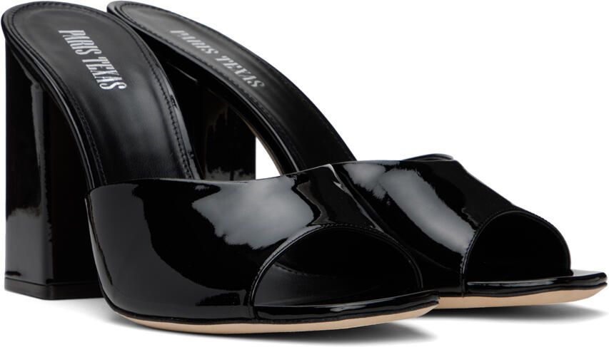 Paris Texas Black Anja Mules - Picture 2
