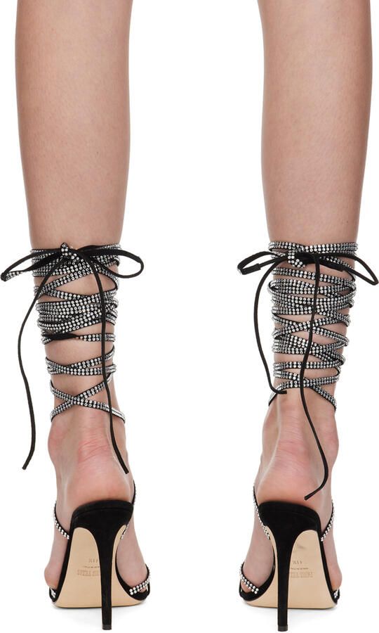 Paris Texas Black Holly Nicole Heeled Sandals