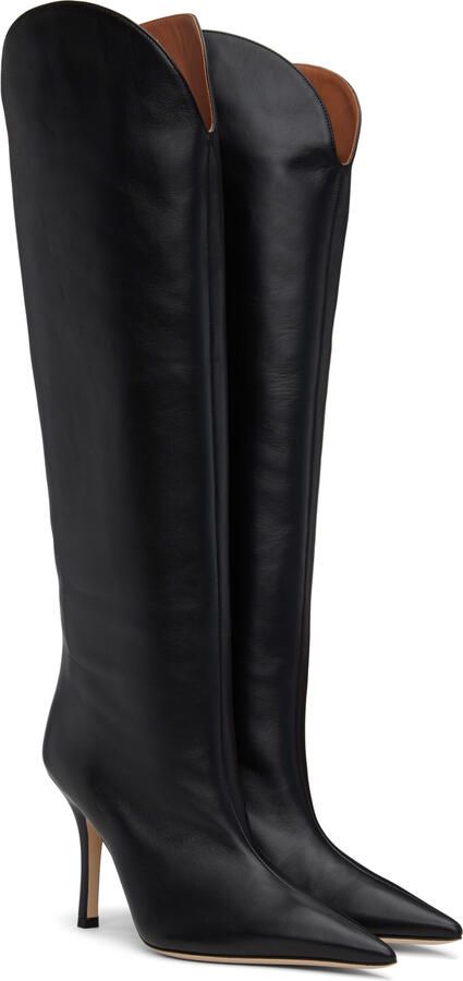 Paris Texas Black Nadia Tall Boots - Picture 2