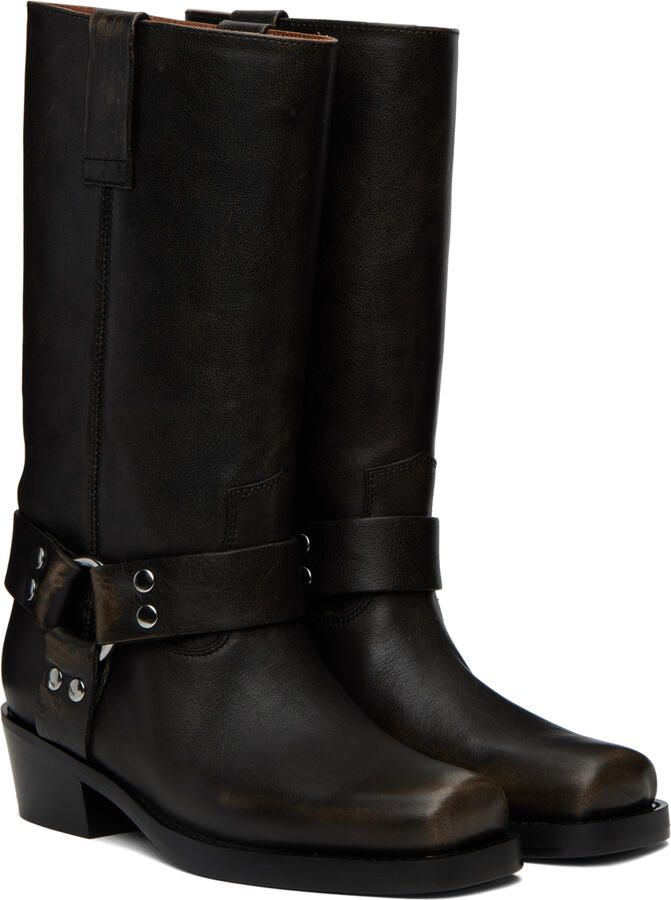 Paris Texas Black Roxy Boots
