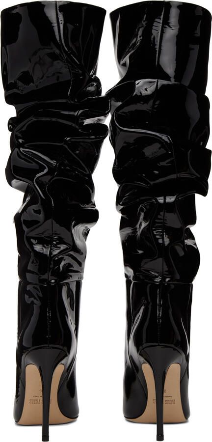 Paris Texas Black Slouchy Boots - Picture 5