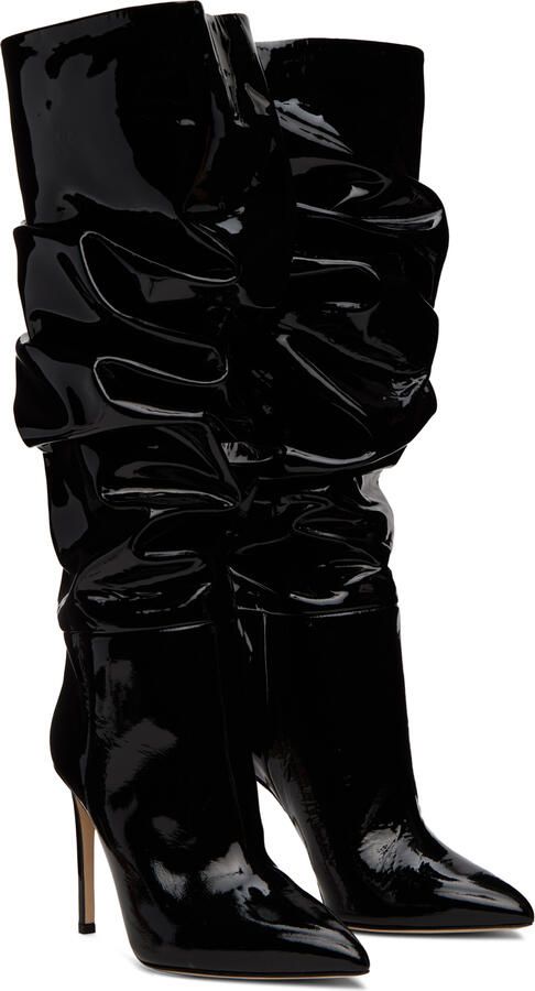 Paris Texas Black Slouchy Boots