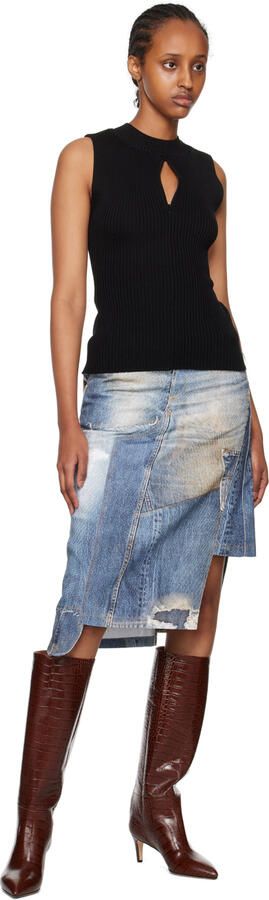 Paris Texas Black Stiletto 60 Boots - Picture 6