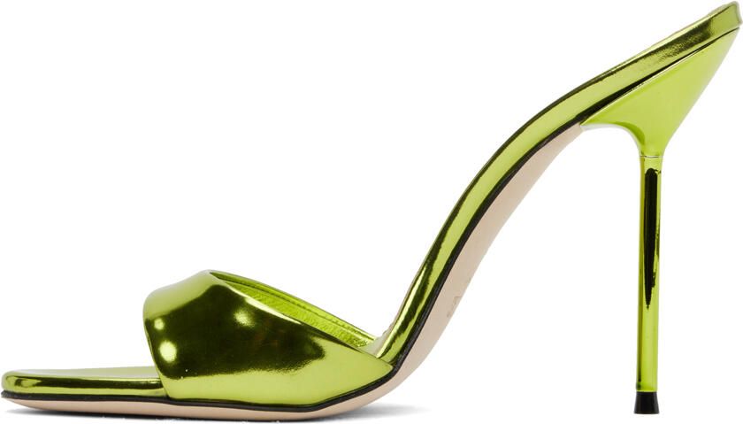Paris Texas Green Lidia Mules - Picture 3