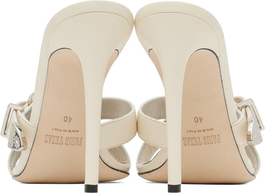 Paris Texas Off-White Regina Western Mules