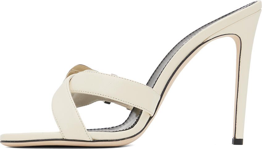 Paris Texas Off-White Regina Western Mules - Picture 3