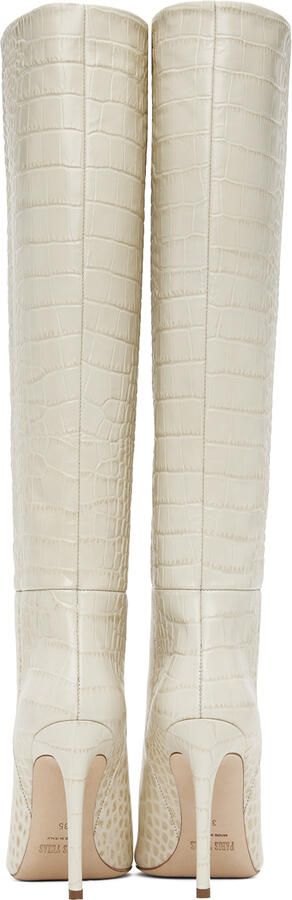 Paris Texas Off-White Stiletto Boots - Picture 5