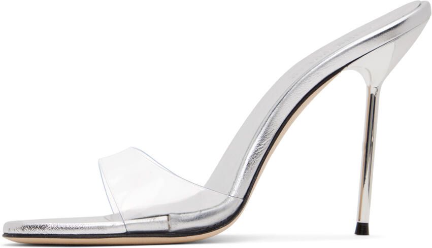 Paris Texas Silver Lidia Heeled Sandals - Picture 3