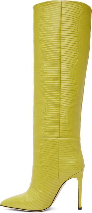 Paris Texas Yellow Stiletto Boots - Picture 3