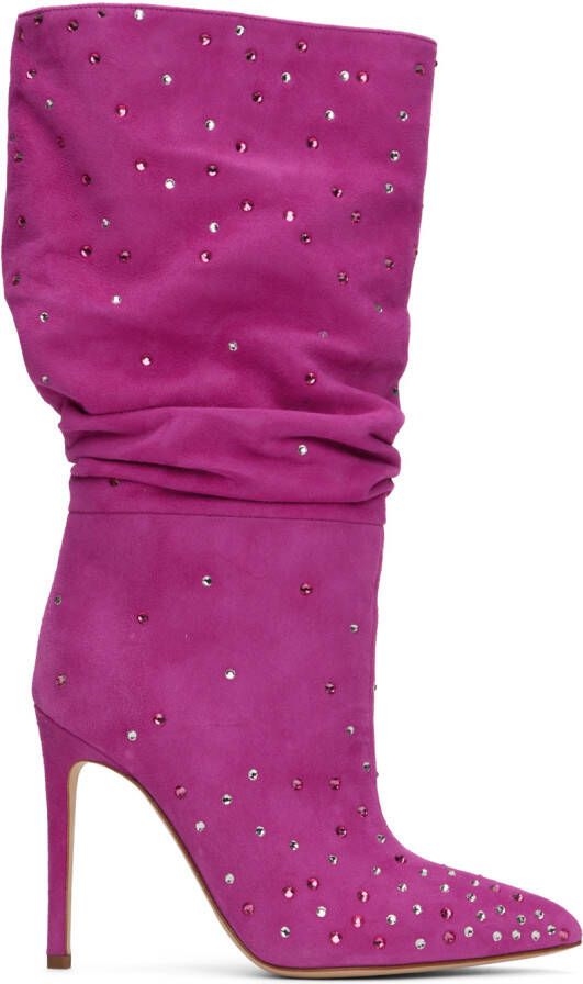 Paris Texas Pink Holly Slouchy Boots