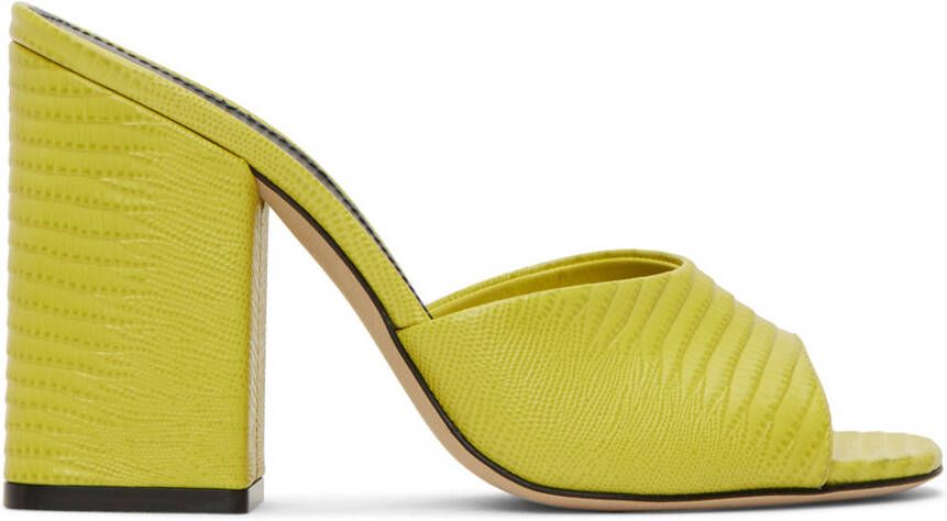 Paris Texas Yellow Anja Mules