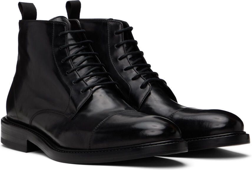 Paul Smith Black Jarman Boots - Picture 2
