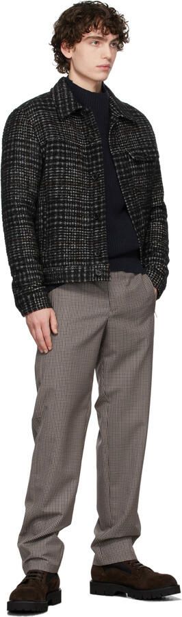 Paul Smith Brown & Black Suede Dizzie Boots - Picture 4