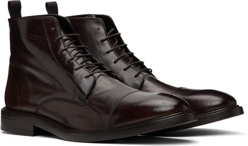 Paul Smith Brown Jarman Boots - Picture 2