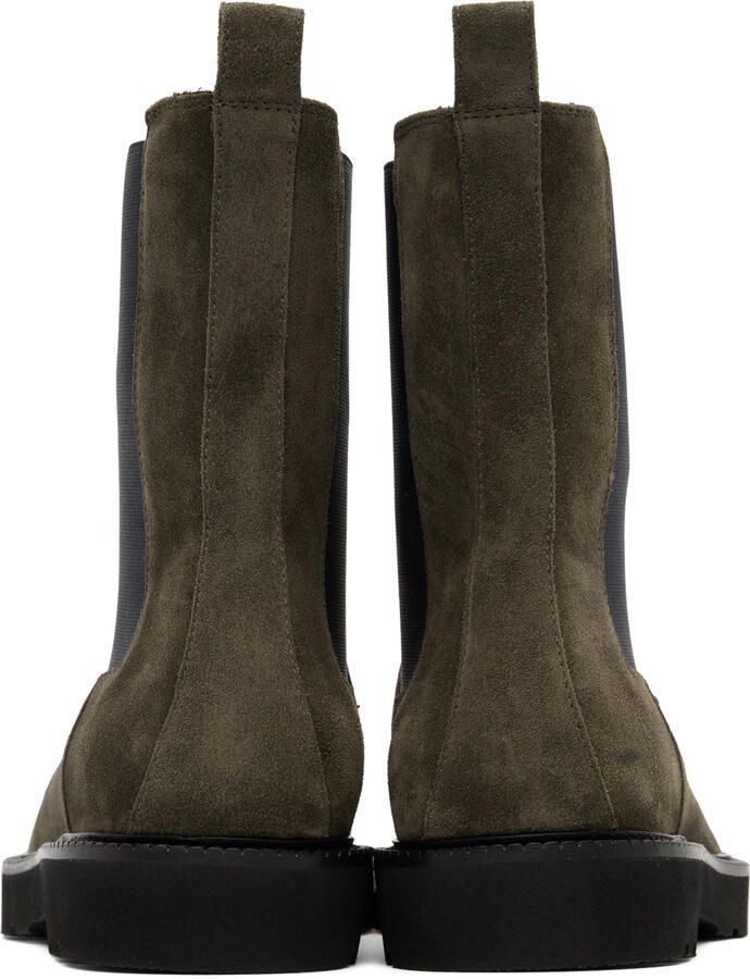 Paul Smith Grey Suede Elton Chelsea Boots - Picture 2