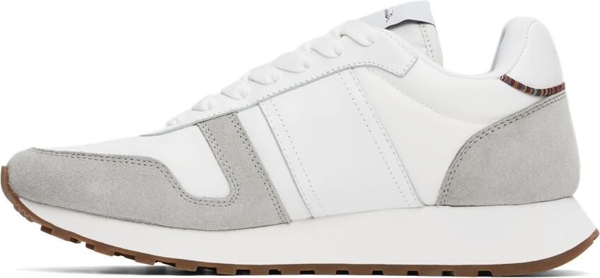 Paul Smith White & Grey Eighties Sneakers - Picture 4
