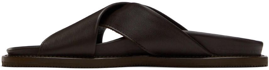 Paul Stuart Brown Punta Sandals - Picture 4