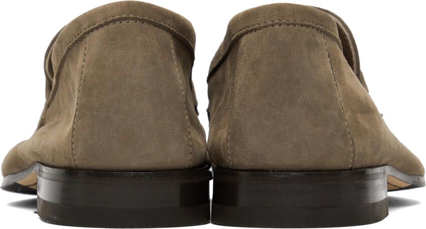 Paul Stuart Taupe Suede Macao II Loafers