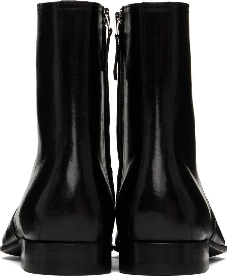 Pierre Hardy Black 400 Leather Chelsea Boots