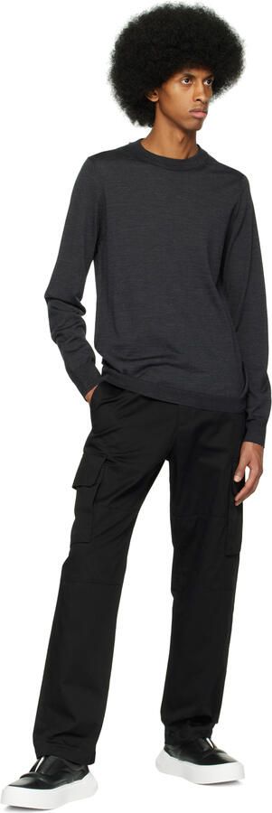 Pierre Hardy Black Skate Cubix Leather Sneakers - Picture 4