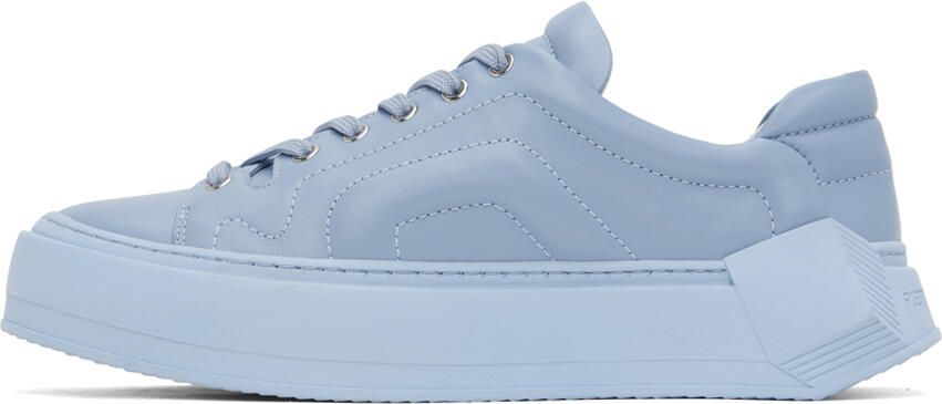 Pierre Hardy Blue Cubix Leather Sneakers - Picture 3