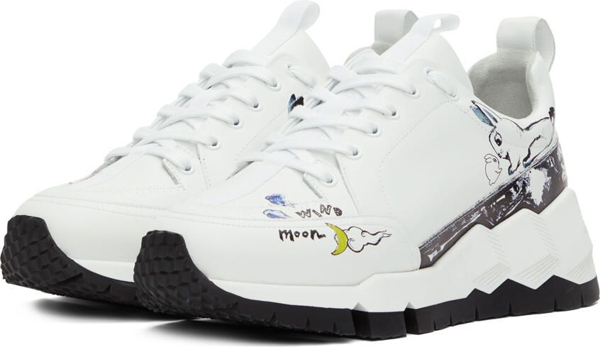 Pierre Hardy Shinsuke Kawahara Editon White Usagi Street Life Sneakers - Picture 2