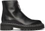 Proenza Schouler Black Lug Sole Zip Ankle Boots - Thumbnail 1