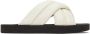 Proenza Schouler Off-White Criss-Cross Padded Sandals - Thumbnail 1
