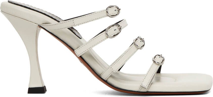 Proenza Schouler Off-White Square Heeled Sandals